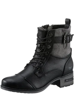 Mustang Schnürstiefelette mit Innen-Reißverschluss
