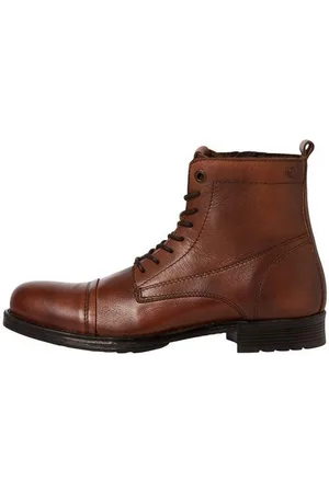 JACK & JONES JFWSHAUN LEATHER BOOT SN Winterboots - Verkäufer: RETURN