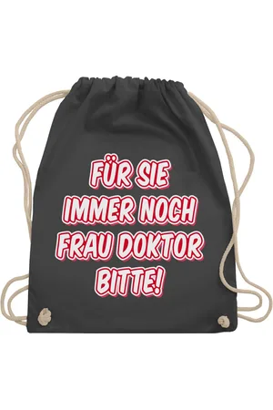 Shirtracer Turnbeutel Für Sie immer noch Frau Doktor bitte, Sprüche Statement mit Spruch - Verkäufer: