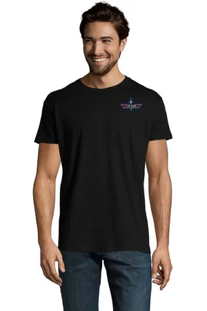 Blondie & Brownie T-Shirt Herren Top Gun Brust Stick F-14 Tomcat 80s 90s Vintage Maverick bestickt - Verkäufer: Hubihu