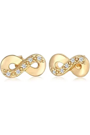 Elli DIAMONDS Paar Ohrstecker Infinity Symbol Diamant (0.15 ct) 925 Silber, Diamant - Verkäufer: JULIE & GRACE GmbH