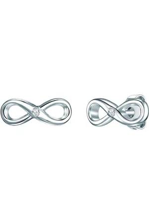 Lulu & Jane Paar Ohrstecker Infinity silber, Sterling Silber - Verkäufer: Juvalia