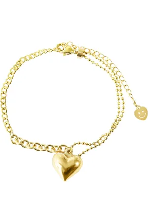 Akzent Armband Antonia Damen Armband Kettenarmband aus Edelstahl mit Herz (einzeln), Damen Armband - Verkäufer: Shaghafi GmbH