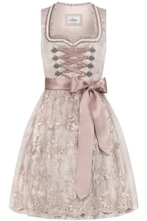 Nübler Dirndl Mini-Dirndl Tessa in Taupe von - Verkäufer: Trachtenhof