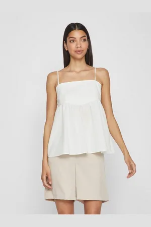 VILA Shirttop Babydoll Trägertop mit Strukturgewebe VIKADIA VIKADIA STRAP TOP - Verkäufer: ARIZONAS