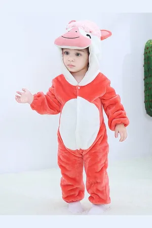 DEBAIJIA Pyjama Baby 0-24M Tier Strampler Winter Mädchen Junge Süß Pyjama - Verkäufer: Paciea UG
