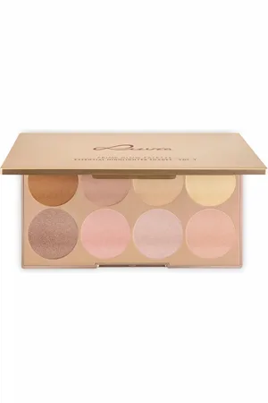 LUVIA Highlighter-Palette Prime Glow - Essential Contouring Shades Vol. 1, 8-tlg., 8 Farben