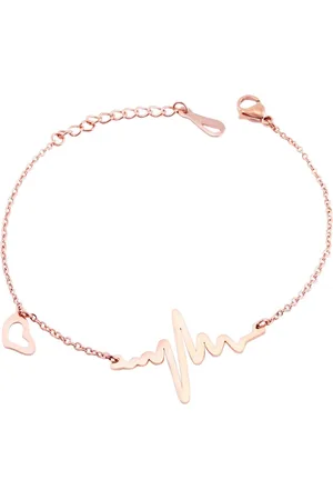 Akzent Edelstahlarmband Hanna Ankerarmband aus Edelstahl, Herzanhänger, (Einzeln), Damen Armband - Verkäufer: Shaghafi GmbH