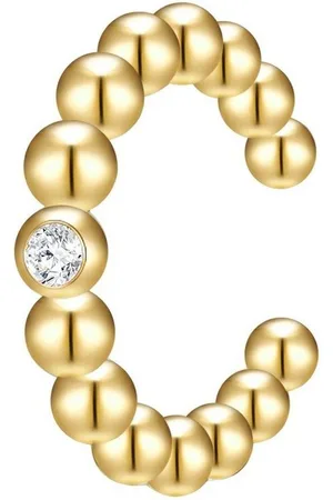 Lulu & Jane Ohrklemme gelbgold, Sterling Silber - Verkäufer: Juvalia