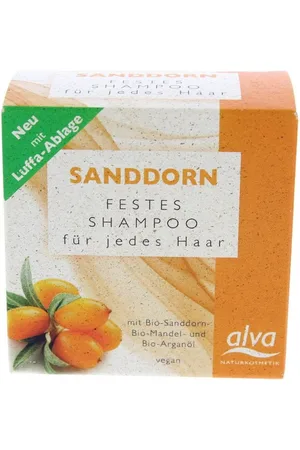 Alva Festes Haarshampoo Sanddorn Festes Shampoo, 60 g - Verkäufer: BioNaturel
