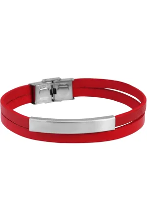 Akzent Armband Aron Unisex Armband aus Echtleder mit Gravurplatte (einzeln), Damen Armband - Verkäufer: Shaghafi GmbH