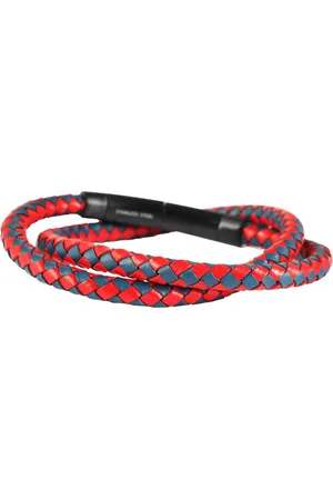 Akzent Lederarmband Jons Herren Armband aus Echt Leder mit Steckverschluss aus Edelstahl (einzeln), Herren Armband - Verkäufer: Shaghafi GmbH