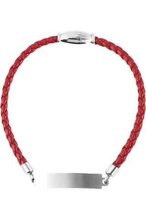 Akzent Lederarmband Nicola Unisex Armband aus Lederimitation mit Edelstahlplatte (einzeln), Damen Armband - Verkäufer: Shaghafi GmbH