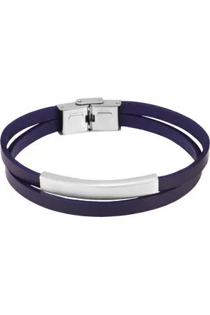 Akzent Armband Aron Unisex Armband aus Echtleder mit Gravurplatte (einzeln), Damen Armband - Verkäufer: Shaghafi GmbH