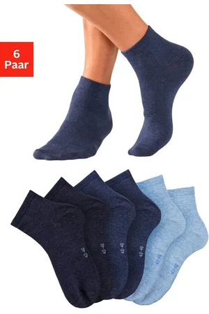 Bench Kurzsocken (Packung, 6-Paar) mit eingestricktem Markenlogo im Bündchen