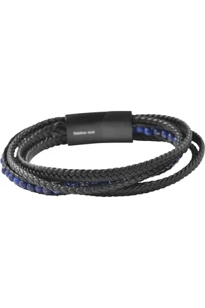 Akzent Lederarmband Mica Unisexarmband aus Lederimitation / Blau mit Lapislazuli (einzeln) - Verkäufer: Shaghafi GmbH