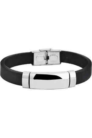 Akzent Lederarmband Josif Unisex Armband aus Echtleder mit Edelstahl Gravurplatte (einzeln) - Verkäufer: Shaghafi GmbH