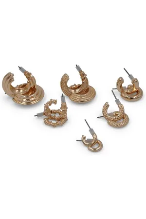 Firetti Ohrstecker-Set Halbcreolen Set (Set, 12-tlg)