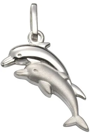 vivance collection Kettenanhänger 925/- Sterling Silber Delfine