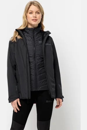 Jack Wolfskin 3-in-1-Funktionsjacke GLAABACH 3IN1 JKT W (2 teilig)
