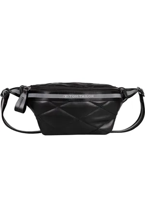 TOM TAILOR Bauchtasche Mica, aus weich genarbtem Lederimitat mit klassischer Rautensteppung