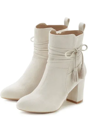 Lascana Stiefelette mit Blockabsatz, High-Heel-Stiefelette, Ankle Boots, Stiefel