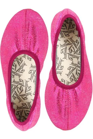 Beck Schläppchen Basic Glitzer Gymnastikschuh (bis Gr. 42 erhältlich, für Sport und Zuhause) mit rutschfester Gummi-Laufsohle - Verkäufer: