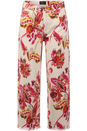 raffaello rossi 5-Pocket-Jeans Kira Blurred Flowers - Verkäufer: Anna G. Mode Dresden