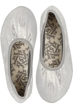 Beck Schläppchen Basic Glitzer Gymnastikschuh (bis Gr. 42 erhältlich, für Sport und Zuhause) mit rutschfester Gummi-Laufsohle - Verkäufer: