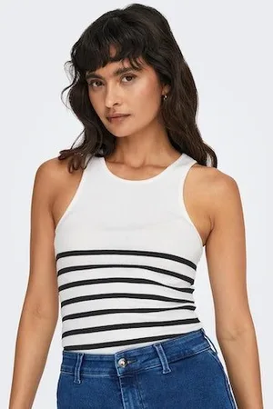 ONLY Tanktop ONLKENYA RIB STRIPE TANK TOP CS JRS