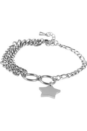 Akzent Armband Stera Edelstahlarmband mit Anhänger, silberfarbig (Einzeln), Damen Armband - Verkäufer: Shaghafi GmbH