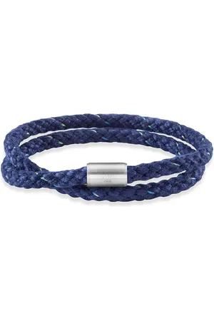 CAÏ Armband Edelstahl Textil 23cm Magnetverschluß