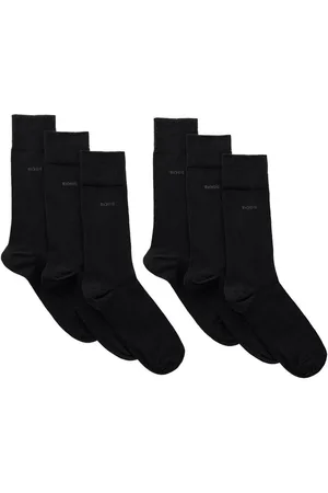 HUGO BOSS Businesssocken Finest Soft Cotton (6-Paar, 6er-Pack) elegant mit eingestricktem Logo - Verkäufer: bodywear-online