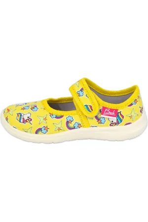 Beck Hausschuh Yellow Dream Hausschuh (mit strahlenden Farben) schmale Passform, gepolsterte Innensohle - Verkäufer: