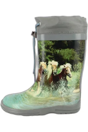Beck Gummistiefel Pferde Gummistiefel (wasserdichter, robuster, schmaler Stiefel, für trockene Füße bei Regen und im Pferdestall) herausnehmbare Innensohle, weicher flexibler Naturkautschuk - Verkäufer: