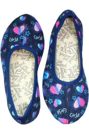 Beck Schläppchen Girls Gymnastikschuh rutschfeste Laufsohle, Made in Germany - Verkäufer: