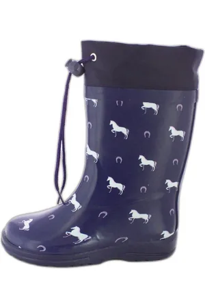 Beck Gummistiefel Horses Gummistiefel (bis Gr. 38 verfügbar, schmale Passform, trockene Füße für alle Pferdefans) mit herausnehmbarer Innensohle, weicher flexibler Naturkautschuk - Verkäufer: