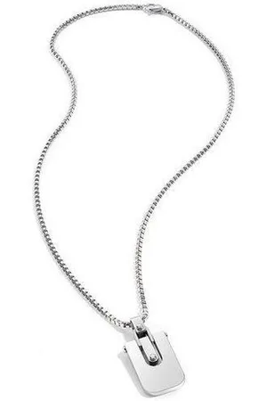 Morellato Edelstahlkette Modeschmuck Herren Halskette mit Anhänger SAAK03 50 cm Edels - Verkäufer: woolloom