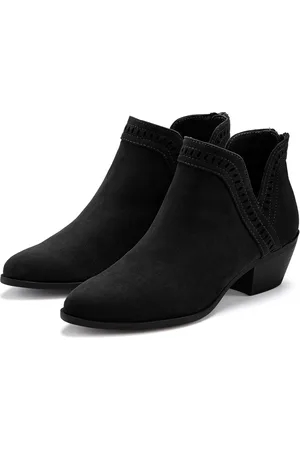Lascana Cowboy Stiefelette Cowboy Boots, Western Stiefelette, Ankleboots mit Ausschnitt VEGAN