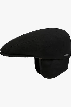 Stetson Flat Cap Kent Wool Kaschmir Ivy Cap Earflaps mit Ohrenklappen - Verkäufer: Hatmaster