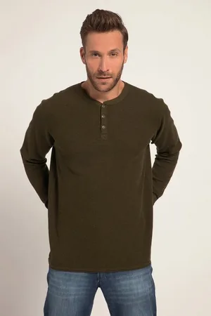 JP 1880 Rundhalspullover Strickhenley Pullover Langarm Strukturstrick - Verkäufer: Popken Fashion Group