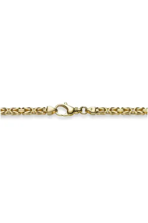 HOPLO Goldarmband Goldkette Königskette Länge 19cm - Breite 3,0mm - 585-14 Karat Gold - Verkäufer: Holzenplotz