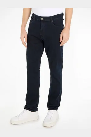 Calvin Klein Gerade Jeans TAPERED BLUE BLACK mit Markenlabel