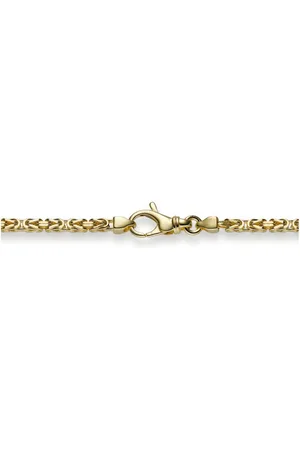 HOPLO Goldarmband Goldkette Königskette Länge 19cm - Breite 2,5mm - 750-18 Karat Gold - Verkäufer: Holzenplotz