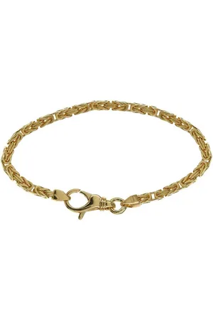 HOPLO Goldarmband Goldkette Königskette Länge 21cm - Breite 3,0mm - 585-14 Karat Gold - Verkäufer: Holzenplotz