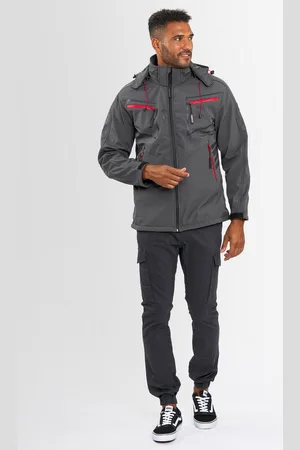 Arctic Softshelljacke ASPierr sportliche Outdoor Funktionsjacke mit abnehmbarer Kapuze