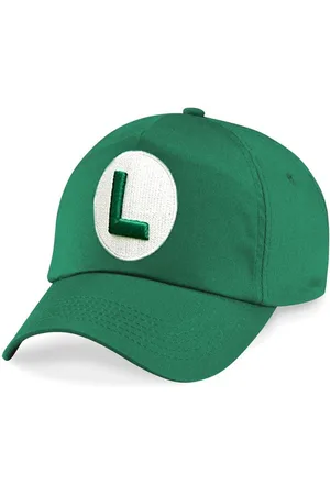 Blondie & Brownie Baseball Cap Kinder Mario Luigi Logo Stick Patch in und Rot One Size - Verkäufer: Hubihu