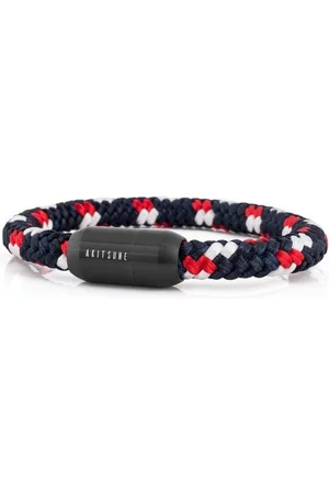 Akitsune Armband Portus Nylonarmband Mattschwarz - Blau-Multicolor 22cm - Verkäufer: Blackskies