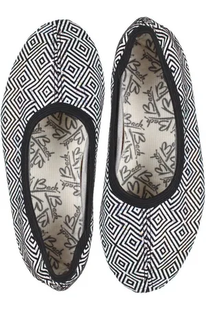 Beck Schläppchen Silver Star Gymnastikschuh (bis Gr. 42 erhältlich, für Sport und Zuhause) mit rutschfester Gummi-Laufsohle - Verkäufer: