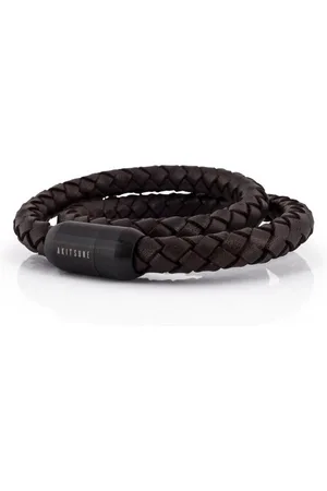 Akitsune Lederarmband Navis Lederarmband Schwarz-Braun 18 cm - Verkäufer: Blackskies